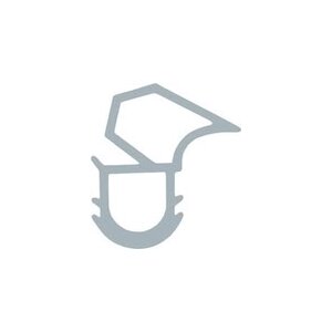5m Stahlzargendichtung DZ 1176 in Grau