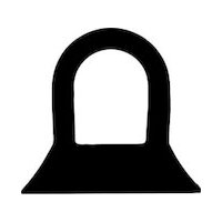 5m Stahlzargendichtung DZ 1209 in Schwarz