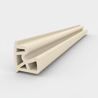 5m Stahlzargendichtung DZ 1157 in Beige, Braun, Grau, Weiß
