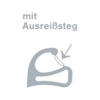 5m Stahlzargendichtung DZ 1161 in Grau